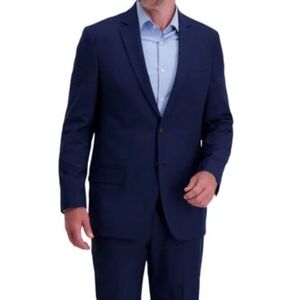 HAGGAR Blue Classic Fit Smart Wash Blazer.  NWT.
